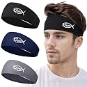 Headbands for Men Women 3pcs Sweat Bands Headbands Men Sweatbands Women