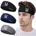 Headbands for Men Women 3pcs Sweat Bands Headbands Men Sweatbands Women