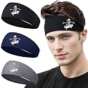 Headbands for Men Women 3pcs Sweat Bands Headbands Men Sweatbands Women