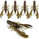 Headbanger RawCraw Soft Plastic Craw Bait for Bass Fishing
