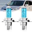 Headlight Bulbs Compatible With Hyundai Tucson 2005-2013, 9003 High Low Beam Headlights Halogen Light Bulb, Super Bright 6000K White, Plug and Play, Pack of 2