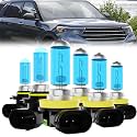 Headlight Bulbs Fit For Ford Explorer 2021, 9005 High Beam + H11 Low Beam + H11 Fog Lights Halogen Bulb, 6000K White Light, Plug and Play, Pack of 6