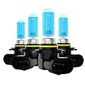 Headlight Bulbs Fit For Nissan Maxima 2008, 9005 9005 High Low Beam 300% Ultra Brighter Halogen Headlight Bulb Combo, 6500k White Light, Pack of 4
