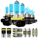 Headlight Bulbs Interior Light Kit Fit For Toyota 4Runner 2017-2020, High Low Beam Light Bulb+Interior Bulbs Package+License Plate Lights, 6000K White Light, Pack of 19