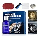 Headlight Cleaning Kit - Car Cleaning Polishing Repair,Polish Cleaner Headlamp Restoration Kit - for Truck Rv SUV Yellowing Foggy Cloudy Lenses Care