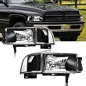 Headlights Compatible with 1994-2001 Dodge Ram 1500