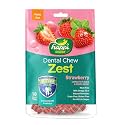 Heads Up For Tails Happi Doggy Gluten & Grain-Free Dental Chew Zest Dog Treats-Strawberry Flavor|Healthy Chew Treats|Oral Health & Dental Care|Nutritious Chews for Adult Dogs & Puppies-150 gm