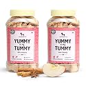 Yummy in My Tummy by HUFT Apple &amp; Cinnamon Dog Biscuits – 320 gm (Pack of 2) | Vegetarian Crunchy Treats for Puppies &amp; Adult Dogs | Made with Real Ingredients | Healthy Snack for All Breeds Dogs