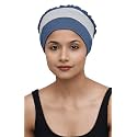 The Headscarves Bamboo Viscose Women Sleep Cap for Chemo Hair Loss Headwear Headwrap(SS285_Multicolor)