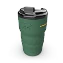 Headway Java Stainless Steel Mugs 360 ml - 2 Years Brand Warranty | Insulated Coffee Mug | Travel Mug | Coffee Tumbler | Cold for 6 Hours & Hot for 3 Hours | Meridian Green