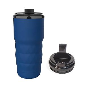 headway java stainless steel mugs 600 ml - 2 years brand warranty  insulated coffee mug  travel mug  coffee tumbler meridian blue