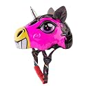 Headzup Rainbow Rider 3D Cycling Helmet | Tail Light, Lightweight, Adjustable Size | Sport Helmet for Kids Boys Girls | Kids Bike Helmet for 3-6 Years | Age 3-12 | for Cycling (48-52cm)(Yellow/Pink)