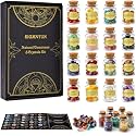 Healing Crystals in Jars 16 PCS Christmas