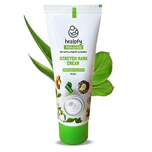 healofy naturals stretch mark cream for womengirls  scar removal and moisturizing cream stretch mark removal for stomach thighs amp all body parts cream 25g