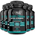 HealthDose Brain Dose Premium Nootropic Supplement, Caffeine Free Daily Formula for Mental Alertness, 60 Count, Pack of 5