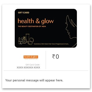 health and glow  flat 9 off  e-gift card  instant delivery  valid for in-store purchases  1 year validity