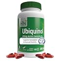 Health Thru Nutrition Ubiquinol 200mg 90 Softgels as Kaneka QH Reduced CoQ-10 | Stabilized - 3rd Party Tested | Enhanced Bioavailability | Cardiovascular & Mitochondria Function Support | Non-GMO