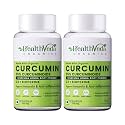 Health Veda Organics Curcumin C3 + Bioperine 1310 Mg Supplement | Supports Joint &amp; Muscle Health | Better Absorption and Boost Immunity For Men &amp; Women (120 Veg Capsules)