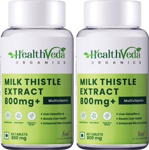 Health Veda Organics Milk Thistle Liver Support
