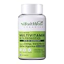 Health Veda Organics Multivitamin with Probiotics | 120 Tablets | 45+ Ingredients for Daily Energy, Immunity &amp; Gut Health Support | For Men &amp; Women
