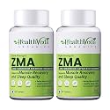 Health Veda Organics Zma (Zinc, Magnesium Aspartate &amp; Vitamin B6) | Nighttime Muscle Recovery Supplements For Improved Muscle Strength, For Both Men &amp; Women | 120 Veg Tablets