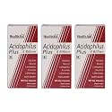 HealthAid Acidophilus Plus 4 Billion CFU - Pack of 3 (180 Veg Capsules) | Probiotic Gut Health Supplement | Digestive &amp; Immune Support
