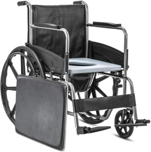 healthemate commode magwheel manual wheelchair