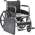 HealthEmate Commode MagWheel Manual Wheelchair