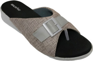 healthfit women wedges sandal grey  10