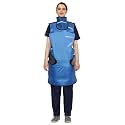 HealthGoodsIn Lead Apron and Thyroid Sheild Set | 0.5 mm Lead (pb) Equivalency Protection for Working with X-Ray Machine with Robust Hanger