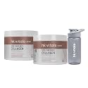 hk vitals Skin Radiance Marine Collagen Supplement, 2 x 100g + Sipper