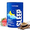 Sleep Gummies | 5mg Melatonin & Ashwaghandha | Non-Habit Forming | Improves Deep Sleep | Eases Jet Lag | Vegan, Gluten & Gelatin Free | Men & Women | Strawberry Flavour | 30 Pack