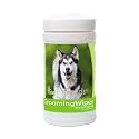 Healthy Breeds Alaskan Malamute Grooming Wipes 70 Count