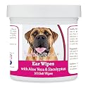 Healthy Breeds Boerboel Ear Cleaning Wipes with Aloe &amp; Eucalyptus for Dogs 100 Count