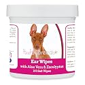 Healthy Breeds Cirnechi dell'Etna Ear Cleaning Wipes with Aloe &amp; Eucalyptus for Dogs 100 Count
