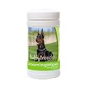 Healthy Breeds Doberman Pinscher Grooming Wipes 70 Count