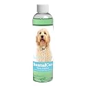Healthy Breeds Dog Dental Care Water Additive for Cockapoo - Helps Freshen Breath, Reduce Plaque &amp; Control Tartar - Mint Flavor - 8 oz