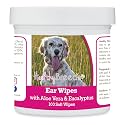 Healthy Breeds English Setter Ear Cleaning Wipes with Aloe &amp; Eucalyptus for Dogs 100 Count