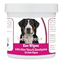 Healthy Breeds Greater Swiss Mountain Dog Ear Cleaning Wipes with Aloe &amp; Eucalyptus for Dogs 100 Count