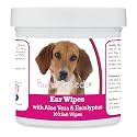 Healthy Breeds Harrier Ear Cleaning Wipes with Aloe &amp; Eucalyptus for Dogs 100 Count