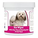 Healthy Breeds Havanese Ear Cleaning Wipes with Aloe &amp; Eucalyptus for Dogs 100 Count