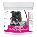 Healthy Breeds Kerry Blue Terrier Ear Cleaning Wipes with Aloe &amp; Eucalyptus for Dogs 100 Count