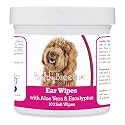 Healthy Breeds Labradoodle, Golden, Ear Cleaning Wipes with Aloe &amp; Eucalyptus for Dogs 100 Count