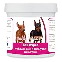 Healthy Breeds Miniature Pinscher Ear Cleaning Wipes with Aloe &amp; Eucalyptus for Dogs 100 Count