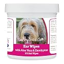 Healthy Breeds Otterhound Ear Cleaning Wipes with Aloe &amp; Eucalyptus for Dogs 100 Count