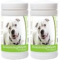 Healthy Breeds Pit Bull Grooming Wipes 70 Count (Pack of 2)