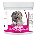 Healthy Breeds Pyrenean Shepherd Ear Cleaning Wipes with Aloe &amp; Eucalyptus for Dogs 100 Count