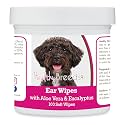 Healthy Breeds Schnoodle Ear Cleaning Wipes with Aloe &amp; Eucalyptus for Dogs 100 Count
