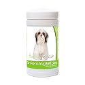 Healthy Breeds Shih Tzu Grooming Wipes 70 Count White