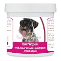 Healthy Breeds Standard Schnauzer Ear Cleaning Wipes with Aloe &amp; Eucalyptus for Dogs 100 Count